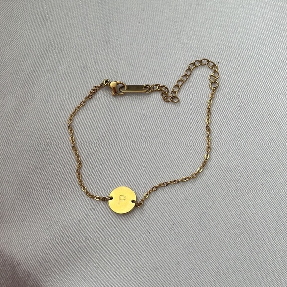“Initial Bracelet- P” - Picture 2 of 7